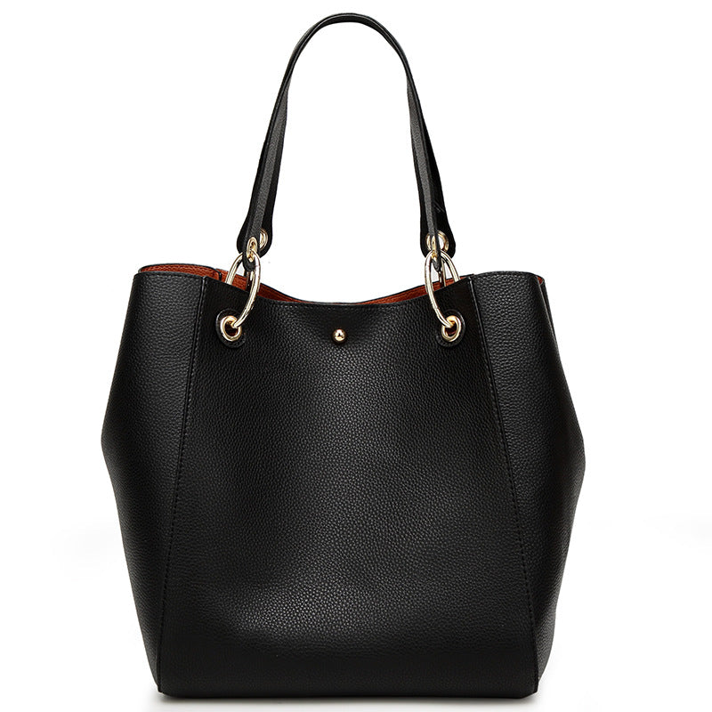 Women's Beautiful Fashion Litchi Pattern Mother Shoulder Bags