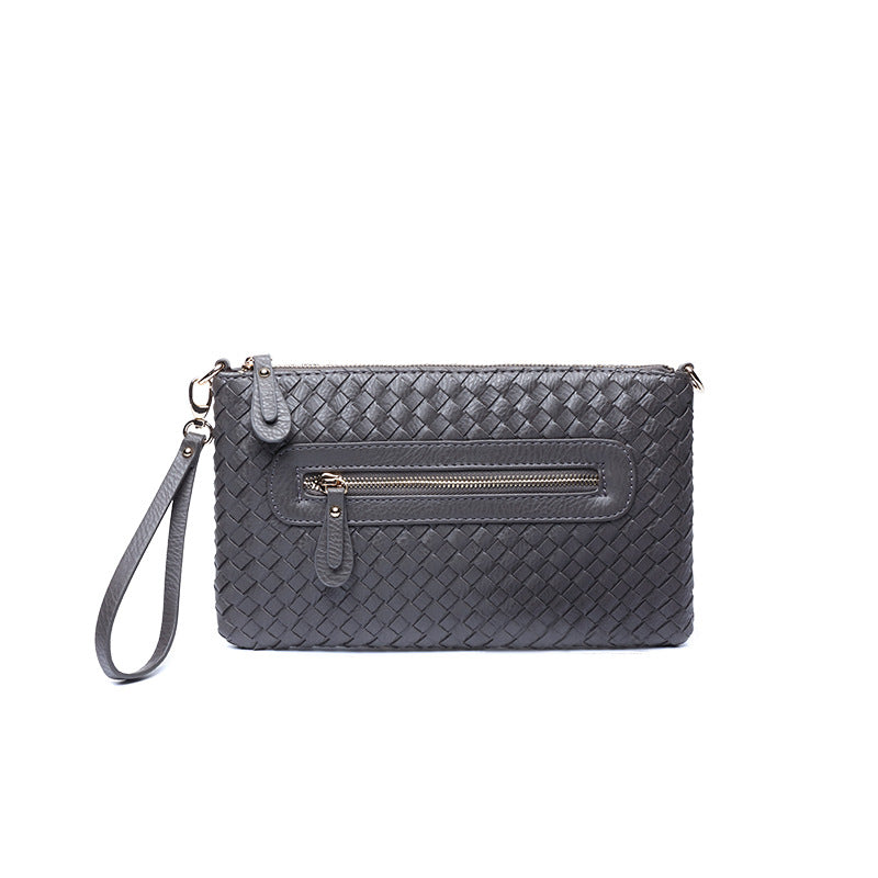 Women's Korean Hand-woven Business Hand Holding Envelope Handbags