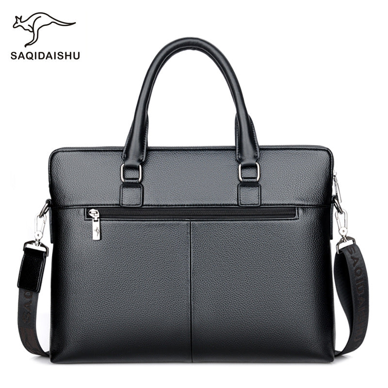 Men's Kangaroo Large Capacity Business Horizontal Men's Handbags