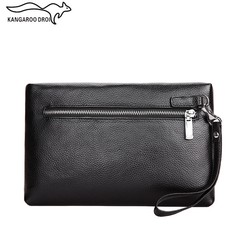 Men's Business Clutch Genuine Leather Envelope First Layer Men's Handbags