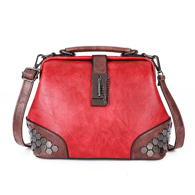 Graceful Slouchy New Women's Korean Rivet Women's Handbag