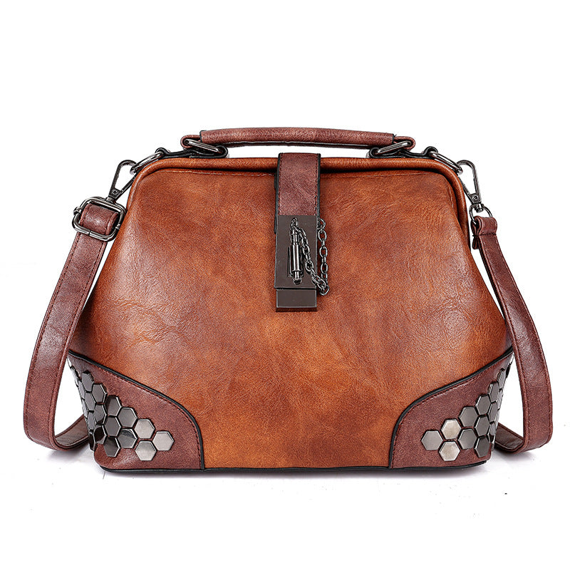 Graceful Slouchy New Women's Korean Rivet Women's Handbag