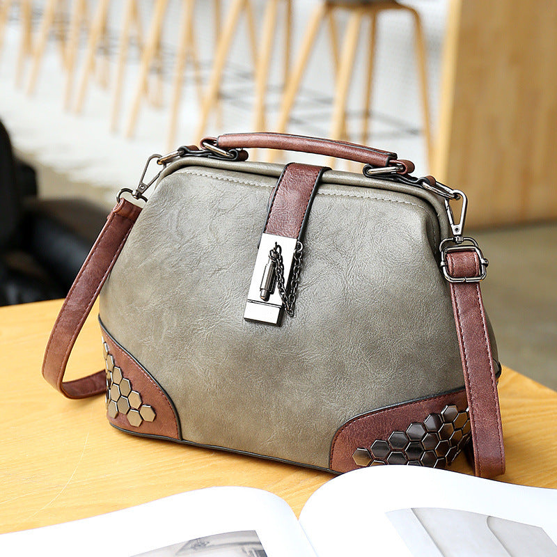 Graceful Slouchy New Women's Korean Rivet Women's Handbag