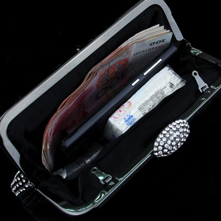 Women's Dinner Diamond Wedding Dress Rhinestone Clutch Bags