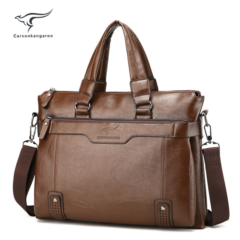 Men's Trendy Glamorous Horizontal Business Computer Men's Handbags