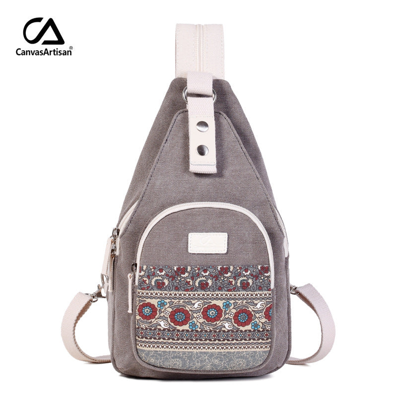 Canvas Unisex Personalized Ethnic Style Retro Waist Packs