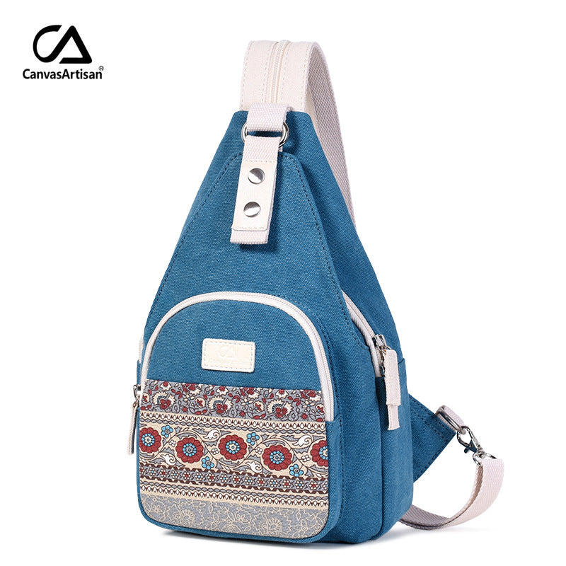 Canvas Unisex Personalized Ethnic Style Retro Waist Packs