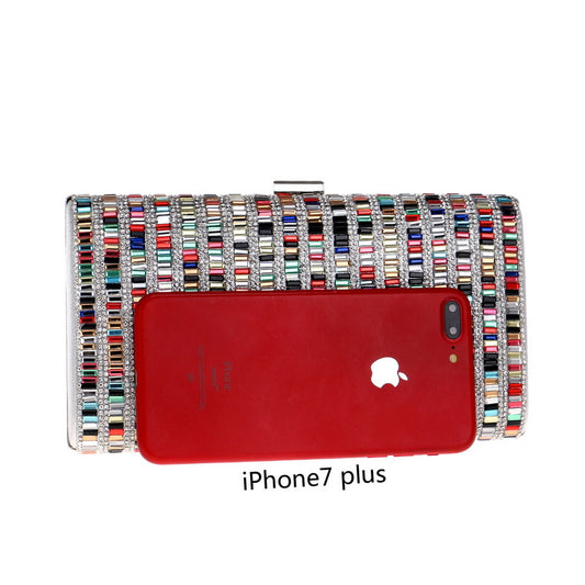 Women's Diamond Dinner Dress Banquet Clutch Evening Bags