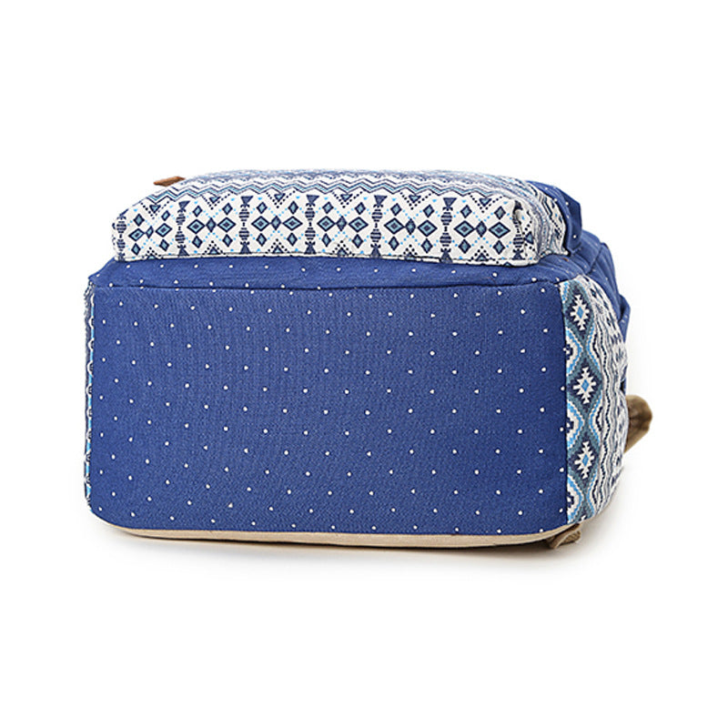 Female Minority Ethnic Style Leisure Dot Elementary School Students' Schoolbags