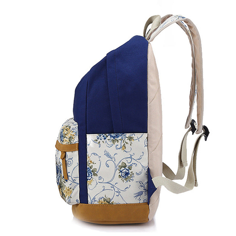 Women's Canvas Printed Embroidered High Processing Backpacks