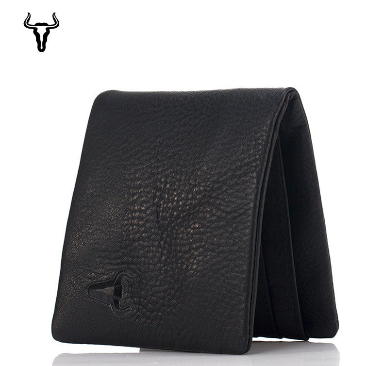 Famous Craftsman Leather For Man Short Men's Wallets