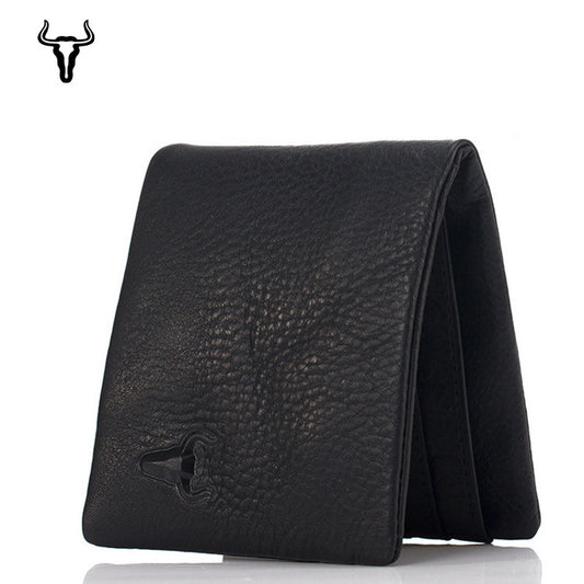 Famous Craftsman Leather For Man Short Men's Wallets