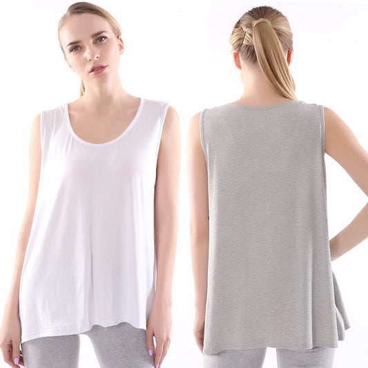 Women's Summer Thin High Elastic Modal Hem Tops