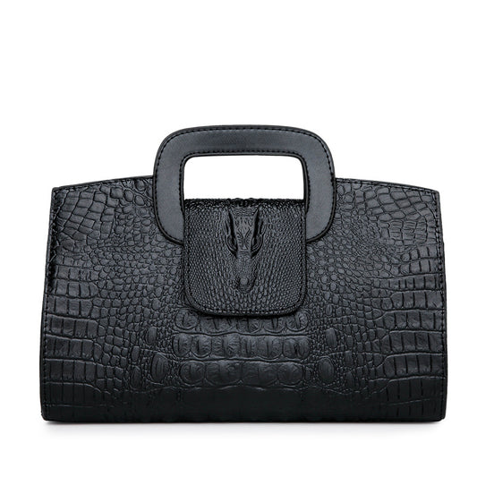 Women's Spring Clutch Crocodile Pattern Fashion Snakeskin Shoulder Bags