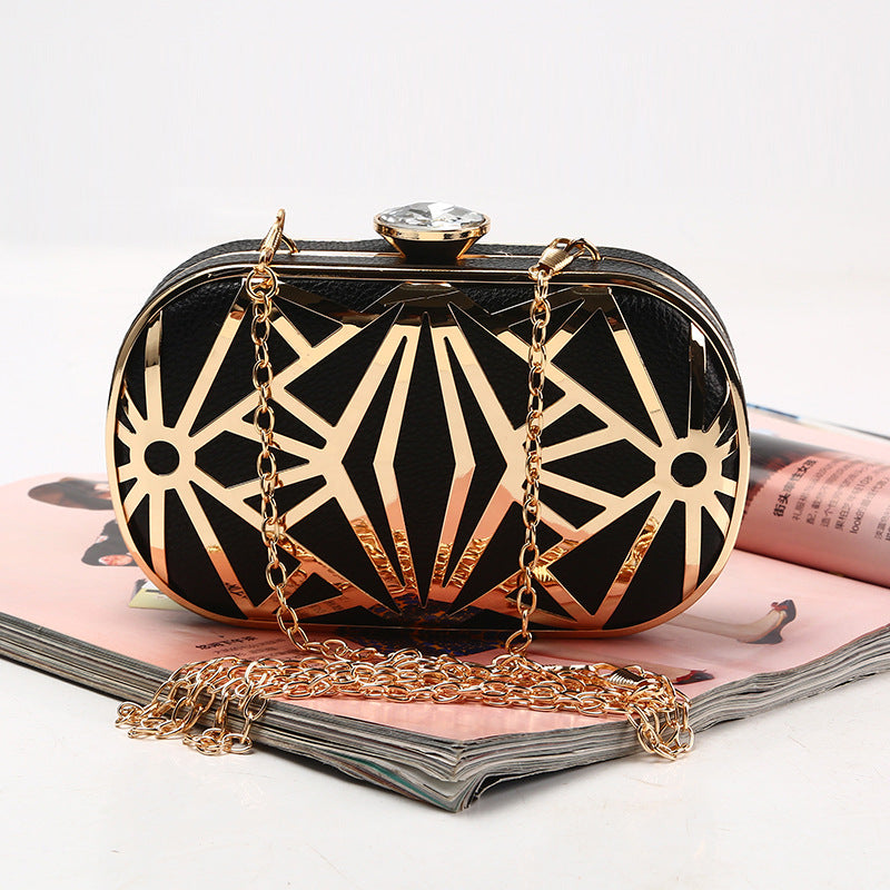 Stylish Dinner Rhinestone Clutch Change Banquet Evening Bags