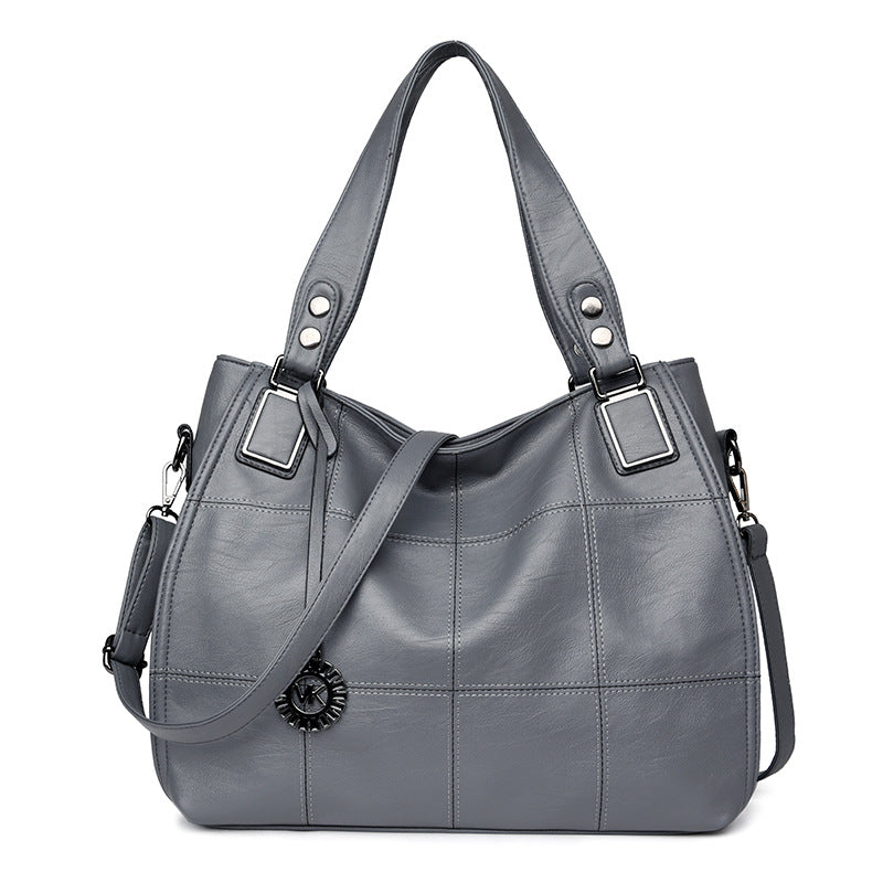 Women's Large Capacity Mom Soft Leather Tide Bags