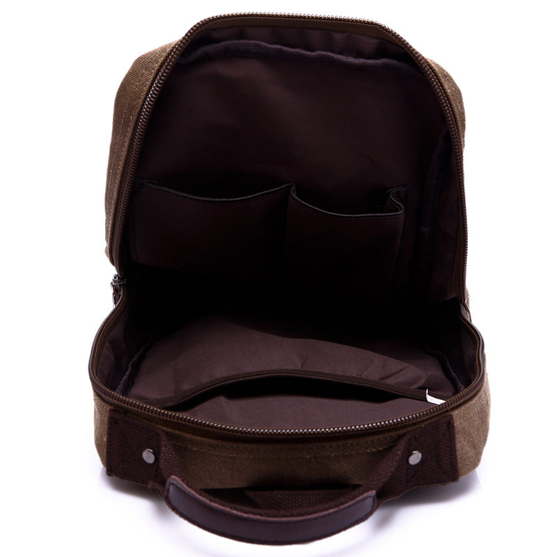 Women's & Men's & Canvas Suitable For Optional Solid Backpacks