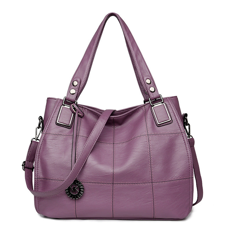 Women's Large Capacity Mom Soft Leather Tide Bags