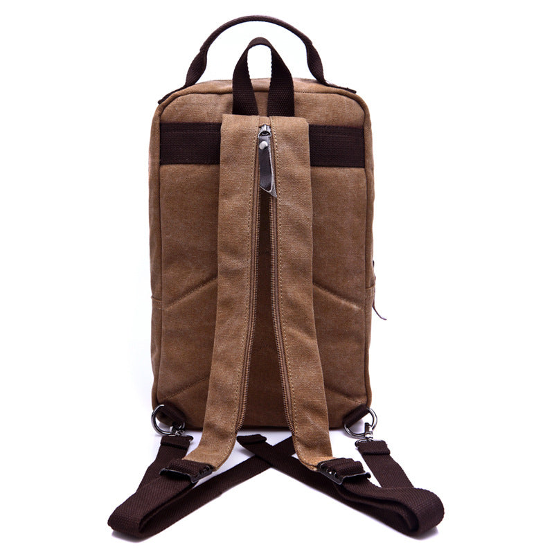 Women's & Men's & Canvas Suitable For Optional Solid Backpacks