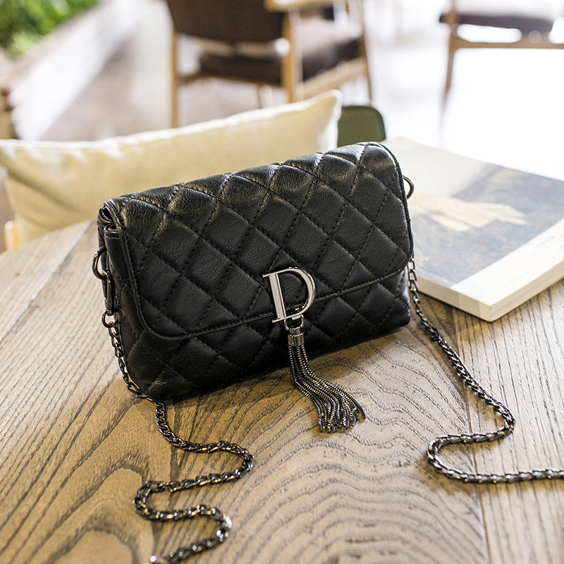 Women's Summer Korean Super Popular Classic Style Rhombus Women's Shoulder Bag