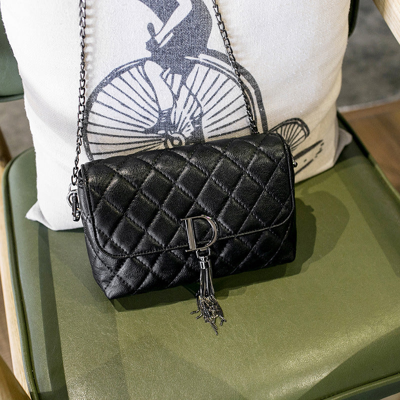 Women's Summer Korean Super Popular Classic Style Rhombus Women's Shoulder Bag