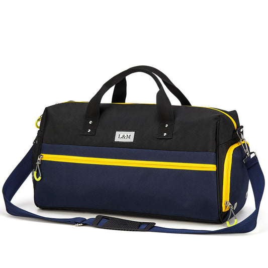 Women's & Men's Dry Wet Separation Yoga Large Capacity Korean Travel Bags