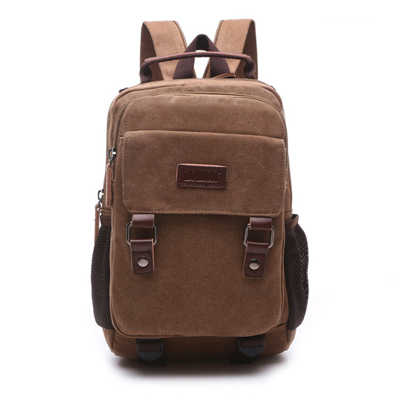 Korean Style Canvas Fashion Street Optional Backpacks