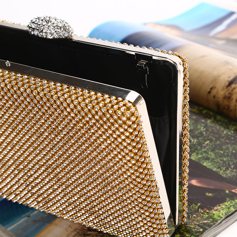 Beautiful Dinner Handmade Rhinestone Clutch Banquet Evening Bags