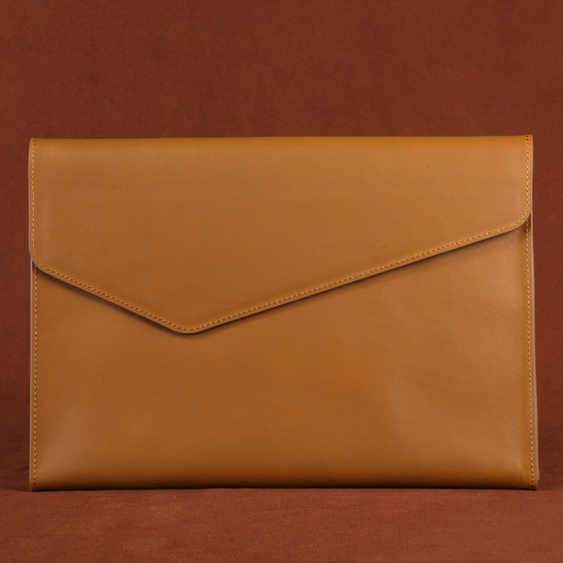 Genuine Leather File Cowhide Large Capacity Men's Briefcases