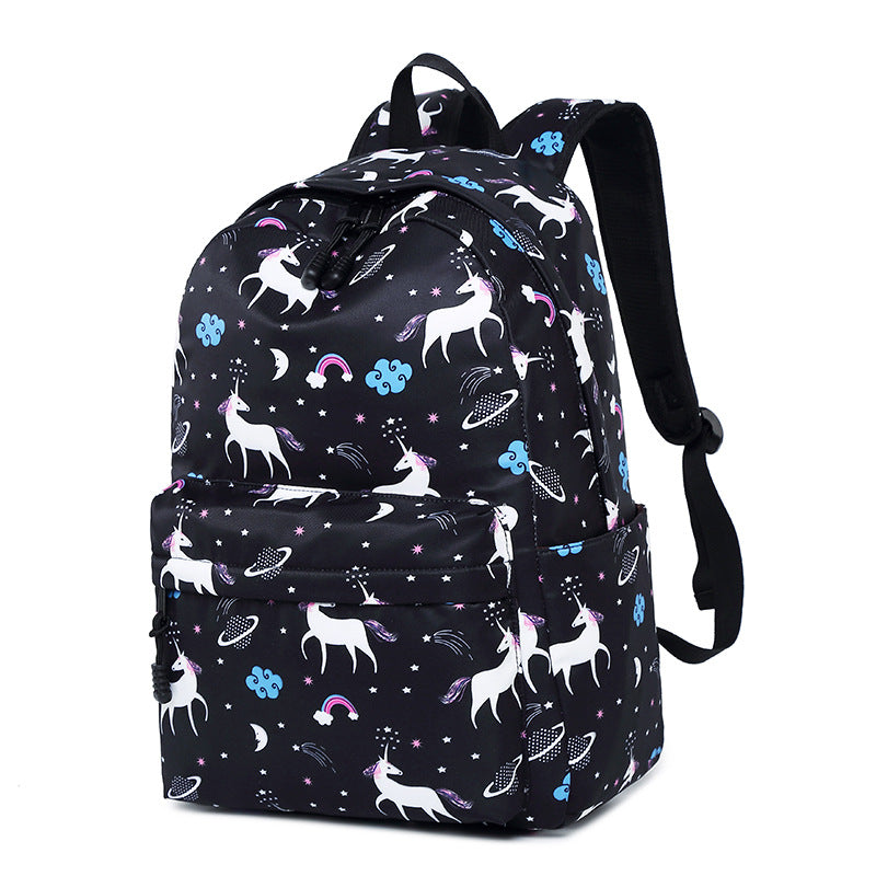 Women's & Children's & Primary Printing Unicorn Leisure Elementary School Students' Schoolbags