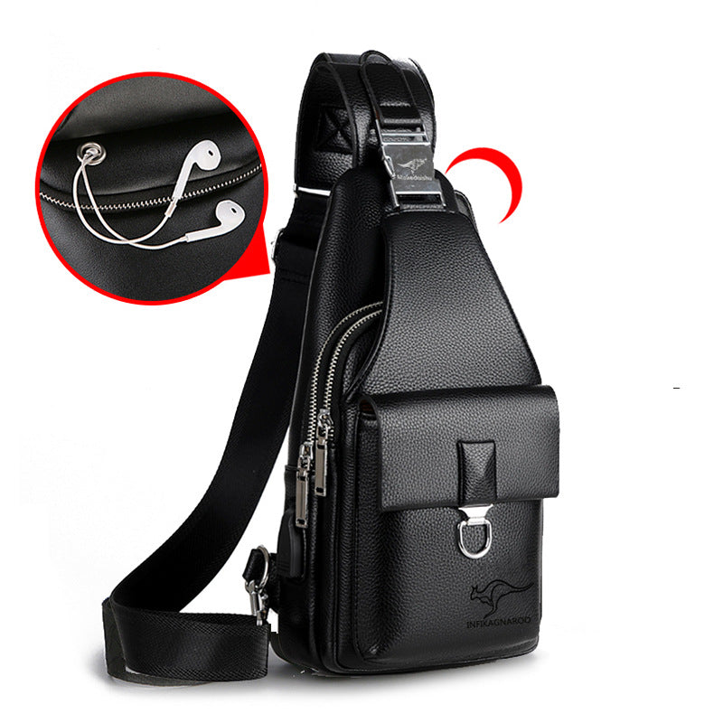 Men's Creative New Graceful Soft Leather Bags
