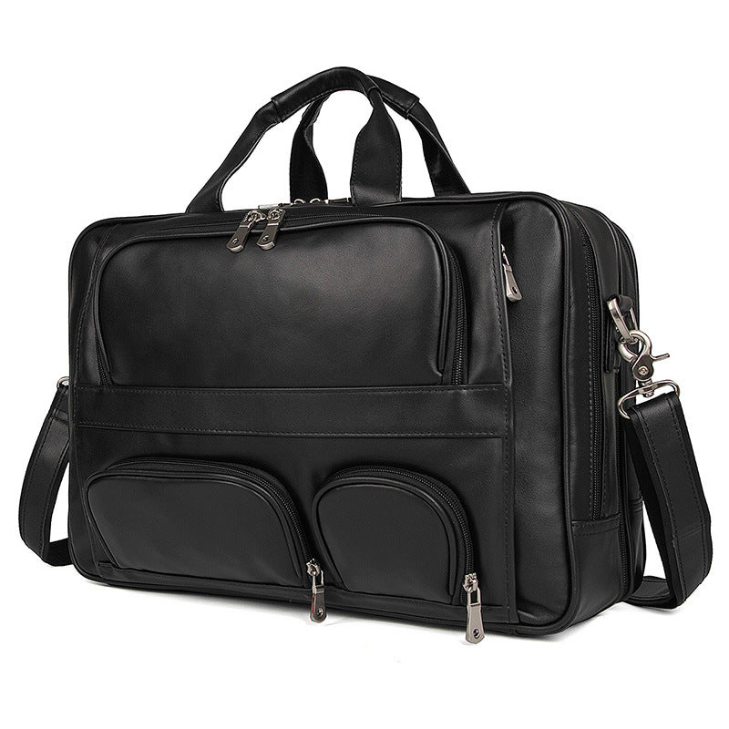 Men's Retro Leather Source Large Capacity Computer Men's Briefcases