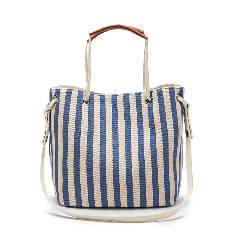 Women's Lion Ridge Canvas Minimalism Striped Bags