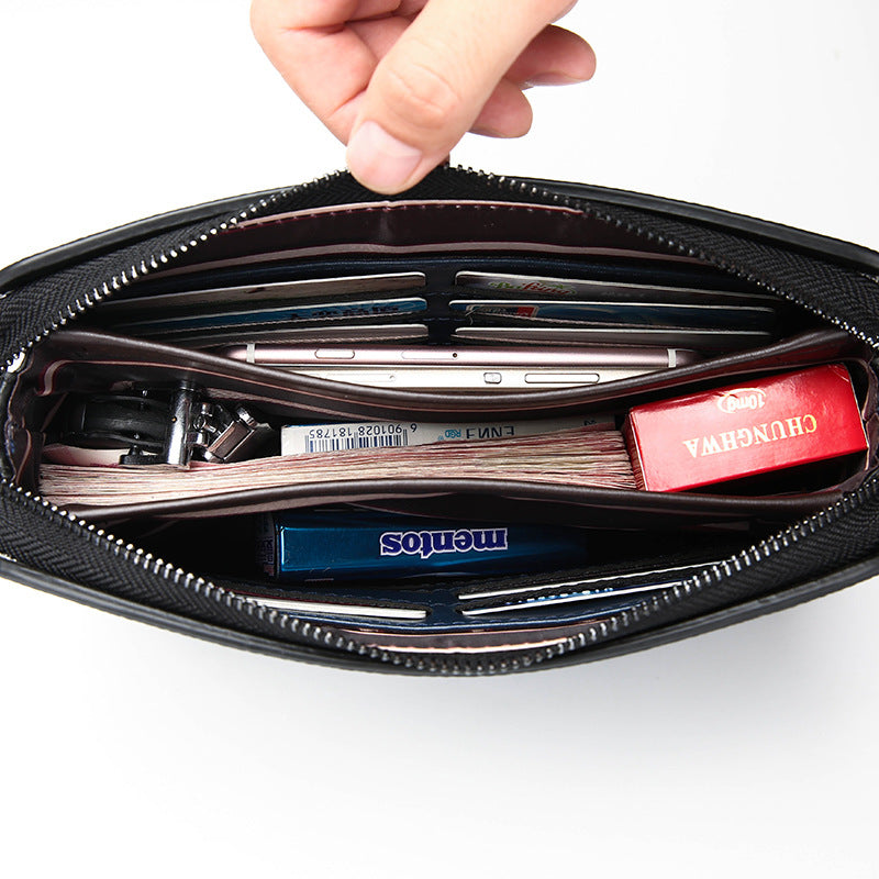 Men's Clutch Password Large Capacity Business Outer Men's Handbags