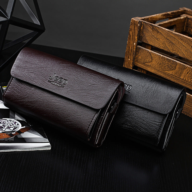 Men's Glamorous Password Clutch Business Trendy Men's Handbags