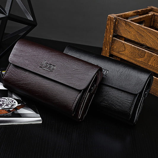 Men's Glamorous Password Clutch Business Trendy Men's Handbags