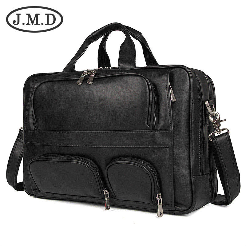 Men's Retro Leather Source Large Capacity Computer Men's Briefcases