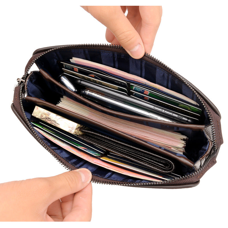 Men's Elderly Password Large Capacity Business Clutch Men's Handbags