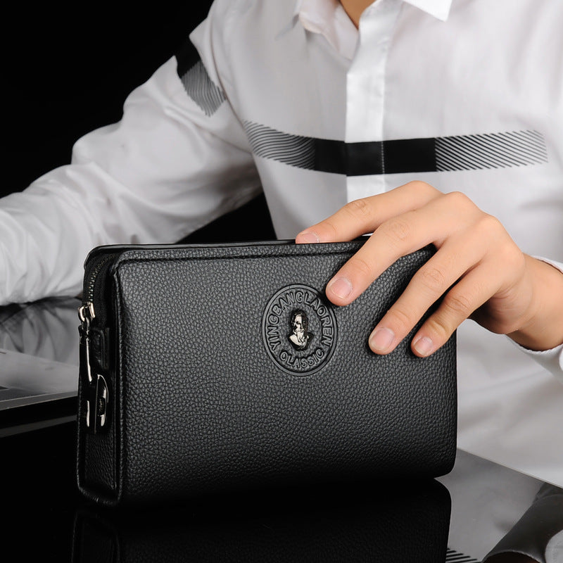 Men's Elderly Password Large Capacity Business Clutch Men's Handbags