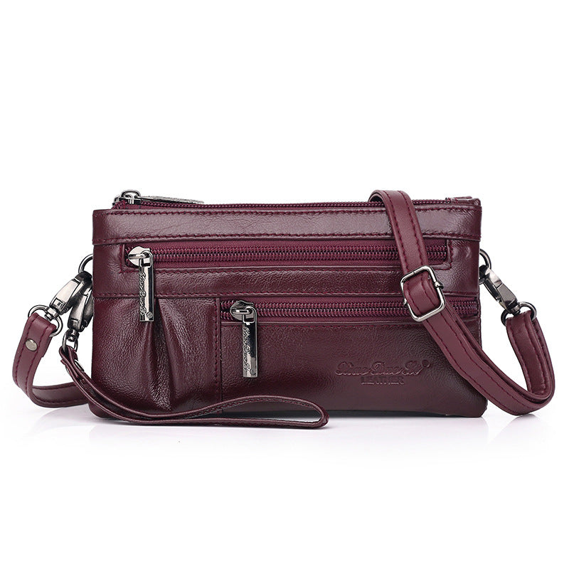Women's Little Dolly Leather Mini Mobile Cowhide Crossbody Bags
