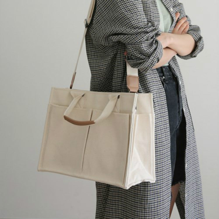 Women's Canvas Korean Simple Fashion Cloth Artistic Bags