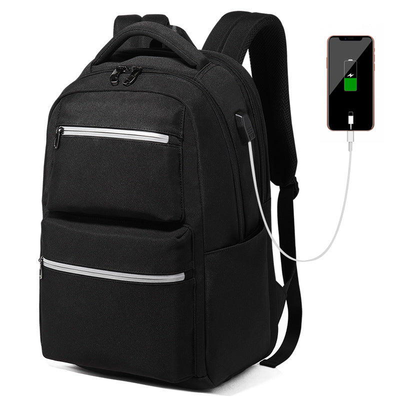 Men's Fashion Computer Simple College Waterproof Rucksack Backpacks