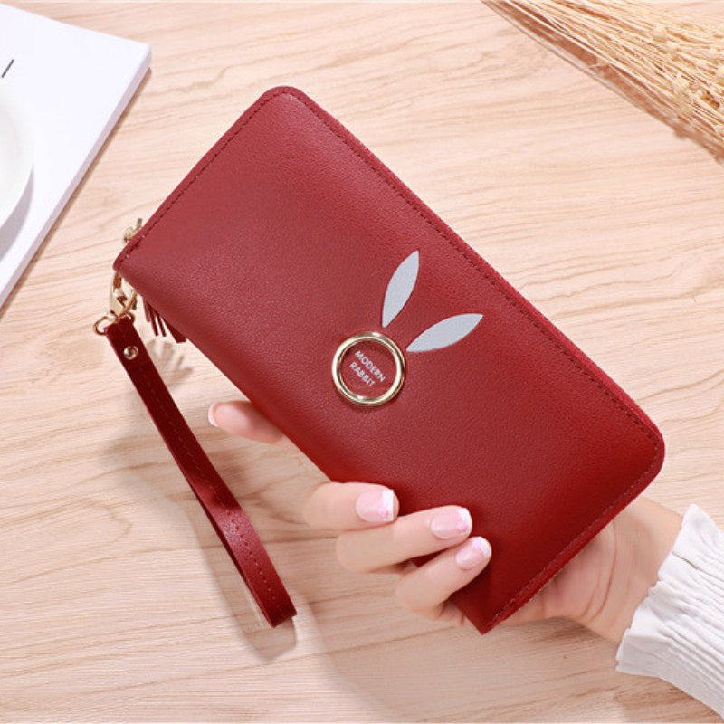 Comfortable Women's Cute Bow Fashionable Long Ladies Wallet