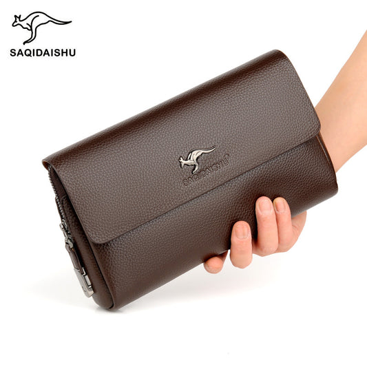 Men's Kangaroo Business Clutch Fashion Password Men's Handbags