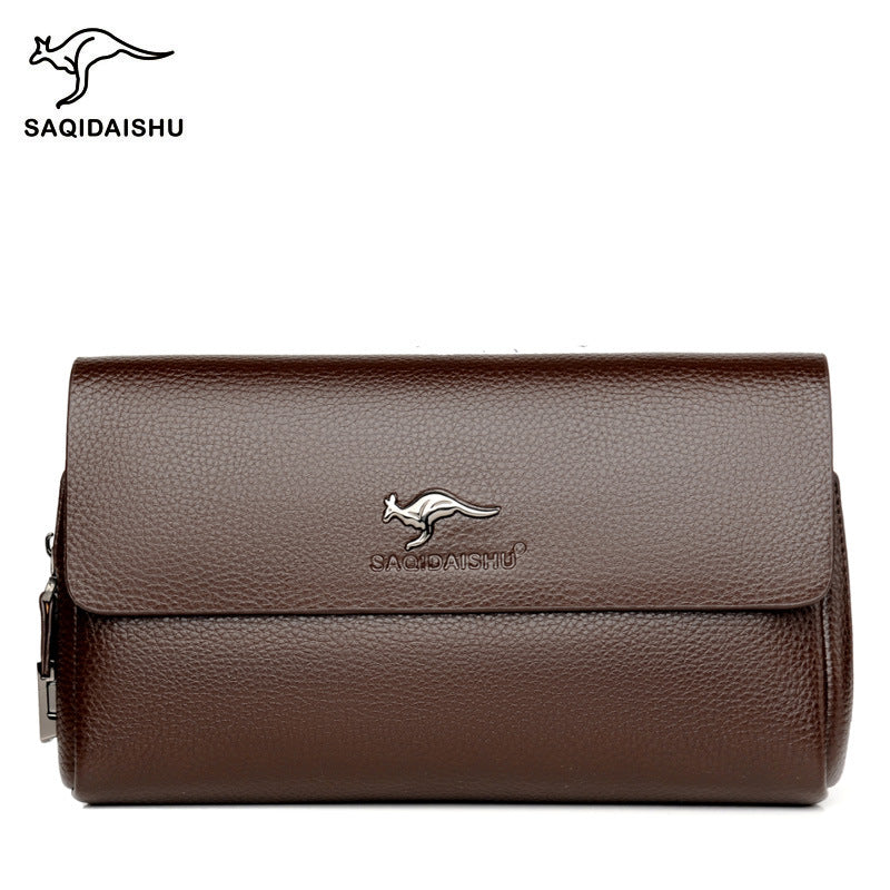 Men's Kangaroo Business Clutch Fashion Password Men's Handbags