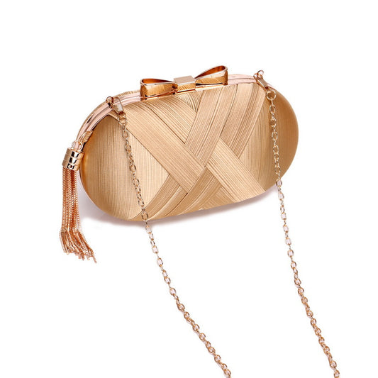 Women's Tassel Dinner Banquet Clutch Dress Evening Bags