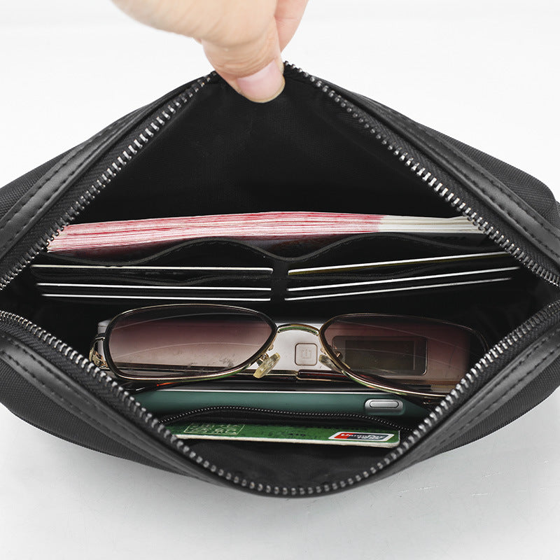 Men's Clutch Oxford Cloth Waterproof Hard-wearing Trendy Men's Handbags