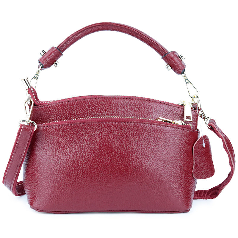 Women's Genuine Leather Fashion Top Layer Cowhide Handbags
