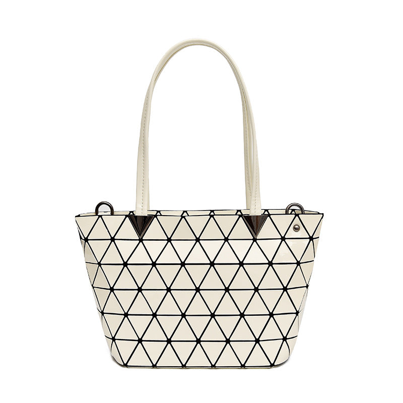 Women's Plaid Simple Fashion Horizontal Clear Shoulder Bags