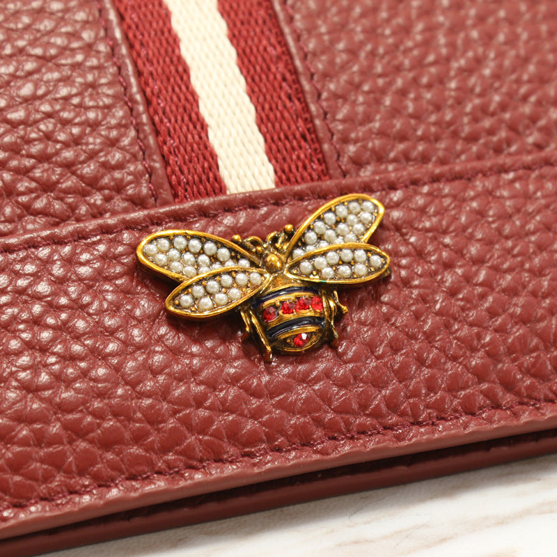 Women's Long Genuine Leather Clutch Simple Fashion Ladies Wallets